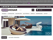 Tablet Screenshot of ociohogar.com